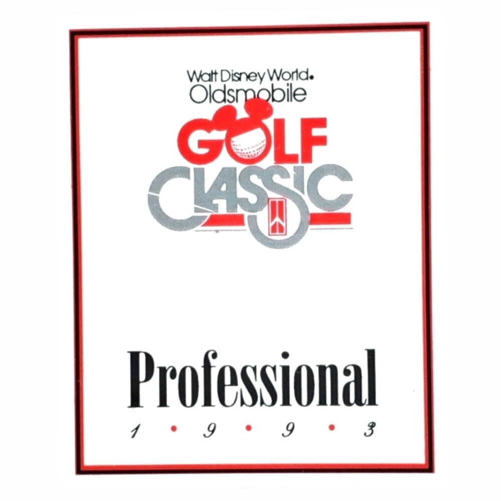 Vintage Disney 1993 Golf Classic Pin White Classic Collectible